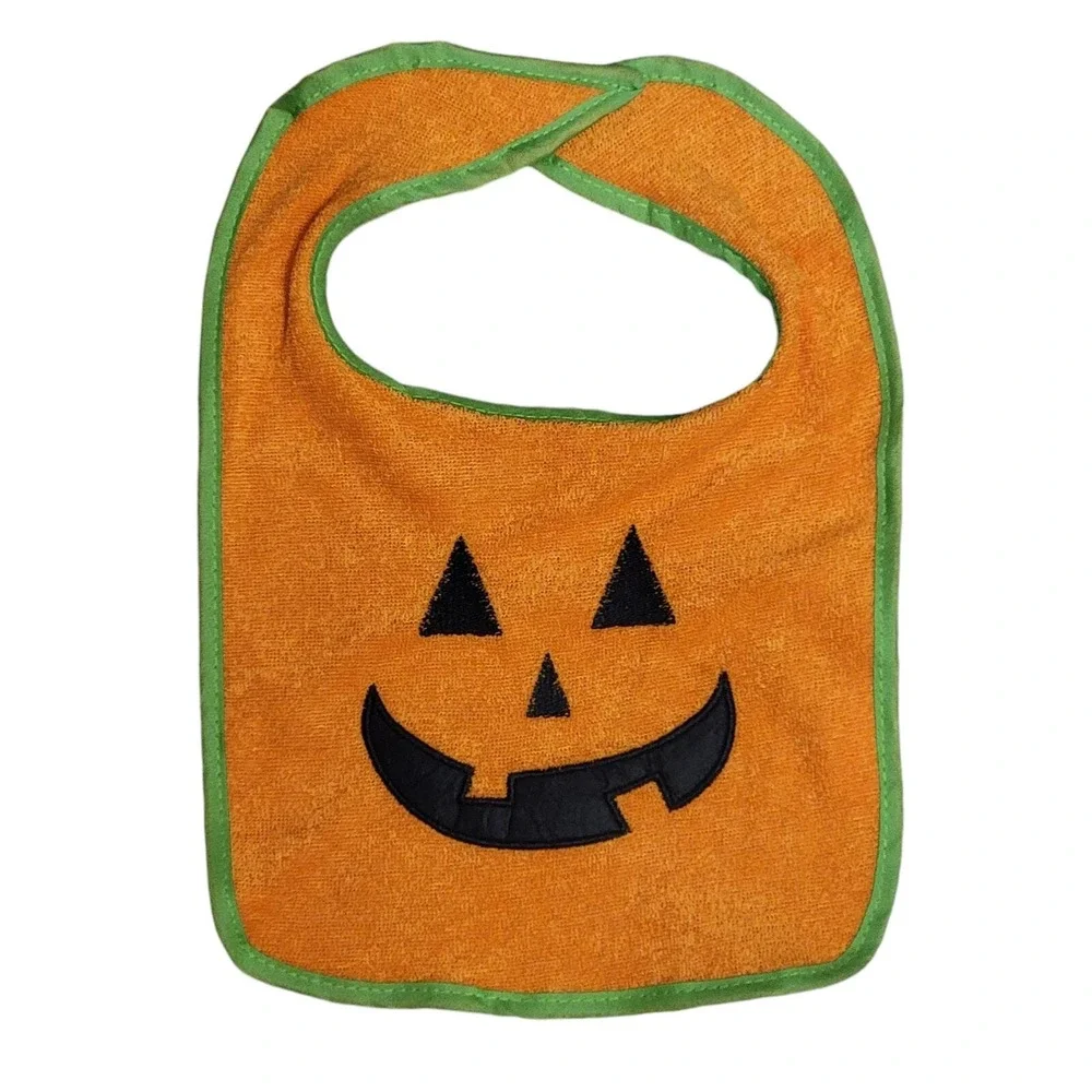 Babys 1st Holiday Bibs Hats Lot of 6 Halloween Christmas Valentines Day Infant